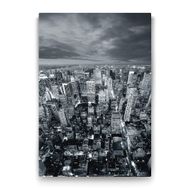Tabloshop Siyah Beyaz New York Skyline 70x100 cm Tablo