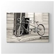 Tabloshop Tandem Bisiklet 45x30 cm Tablosu
