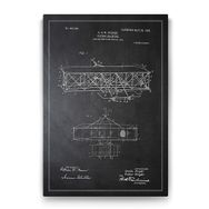 Tabloshop Wright Kardeşler Uçak Patenti 100x140 cm Tablo