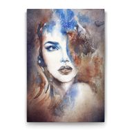 Tabloshop Yansıma Kadın 100x140 cm Tablo