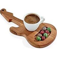 Taboo TAB1287 Gitar Şekilli Kahve Sunum Tepsisi