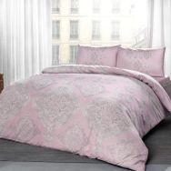 Taç 3465 Ranforce Mirabel Tek Kişilik Pembe Nevresim Takımı