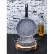 Taç 3539 Gri 2'li 20-26cm Ultra Granit Tava Seti