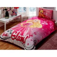 Taç Barbie Glam Tek Kişilik Nevresim Takımı