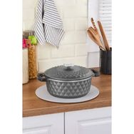 Taç Bella TAC-3854 24 cm Gri Döküm Kapak Derin Tencere