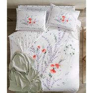 Taç Çift Kişilik Ranforce Sunshine Throw Battaniyeli Kahve Fincanı Hediyeli Nevresim Takımı - Açık Yeşil - 200 x 220 cm