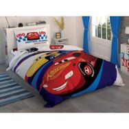 Taç Disney Cars Race Lisanslı Tek Kişilik Nevresim Takım