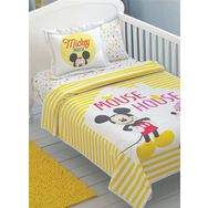 Taç Disney Minnie Mickey Baby Pamuk Lisanslı Pike Takımı