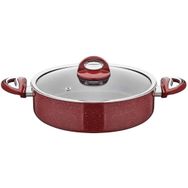Taç Granit 24 cm Basık Tencere