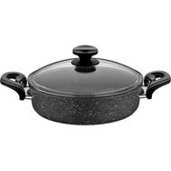 Taç Granit 26 cm Basık Tencere