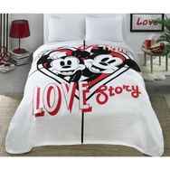 Taç Lisanslı 71120814 Disney Minnie Mickey Battaniye