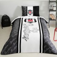 Taç Lisanslı Beşiktaş 1903 Glow Tek Kişilik Pamuk Nevresim Takımı
