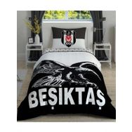 Taç Lisansli Beşiktaş Kapitoneli Tek Kişilik Nevresim Takımı