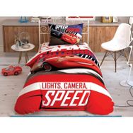 Taç Lisanslı Disney Cars Spectator Tek Kişilik Nevresim Takımı