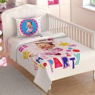Taç Lisanslı Masha Party Bebek Pike Takımı