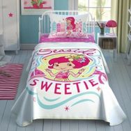 Taç Strawberry Shortcake Seaside Lisanslı Tek Kişilik Pike Takımı