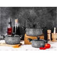 Taç Ultra Granit 3'lü Güveç Set