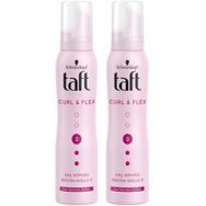 Taft Curl Flex Ekstra Güçlü No:3 2x150 ml Saç Şekillendirici Köpük