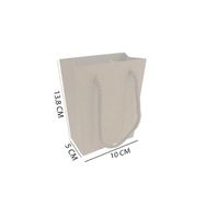 Tahtakale Toptancıları 13.8X10X5 cm 25 Adet Kraft İp Saplı Minik Boy Düz Renk Karton Çanta