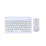 Tahticmer Huawei Matepad 10.4 inç Uyumlu Beyaz Kablosuz Bluetooth Klavye Mouse Set