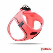 Tailpetz Air-Mesh 28 32 cm Neon Pembe 2XS Küçük Irk Köpek Göğüs Tasması