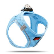 Tailpetz B08VX1GYK9 Air Mesh Mavi Köpek Göğüs Tasması