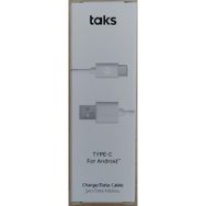 Taks 5DK12B Beyaz Type-C Şarj Kablosu