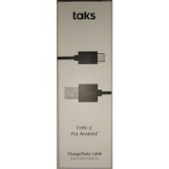 Taks 5DK12S Siyah Type-C Şarj Kablosu