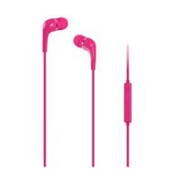 Taks WE01 Pembe Silikonlu Mikrofonlu Kulak İçi Kulaklık