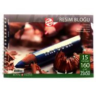 Talens 35x50 cm 160 gr Spiralli 15 Sayfa Resim Bloğu Eskiz Çizim Defteri