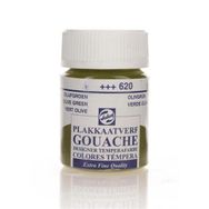 Talens 620 Olive Green 16 ml Cam Şişe Guaj Boya