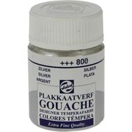 Talens 800 Silver 16 ml Cam Şişe Guaj Boya