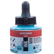 Talens Amsterdam 551 Sky Blue 30 ml Sıvı Akrilik Mürekkep Boya