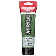 Talens Amsterdam 622 Olive Green Deep 120 ml Akrilik Boya