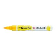 Talens Ecoline 201 Light Yellow Fırça Uçlu Sulu Boya Kalemi