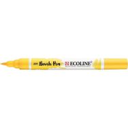 Talens Ecoline 201 Light Yellow Fırça Uçlu Sulu Boya Kalemi