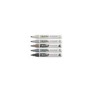 Talens Ecoline Brush Pen 5 Renk Grey Fırça Uçlu Çizim Kalemi Seti