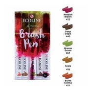 Talens Ecoline Brush Pen 5 Renk Sonbahar Tonları Fırça Uçlu Çizim Kalemi Seti