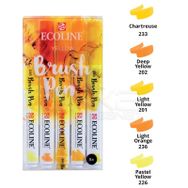 Talens Ecoline Brush Pen Sarı Tonlar 5'li Set