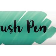 Talens Ecoline Deep Green Fırça Uçlu Sulu Boya Kalemi