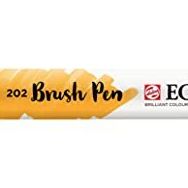 Talens Ecoline Deep Yellow Fırça Uçlu Sulu Boya Kalemi