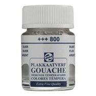 Talens No.800 16 ml Gümüş Yaldız Guaj Boya
