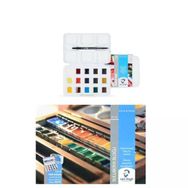 Talens Van Gogh 300 gr Defter ve 12+3 Plastik Kutu Sulu Boya