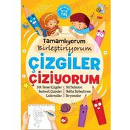 Tamamlıyorum Birleştir Çizgiler 5-6 Yaş - Kolektif