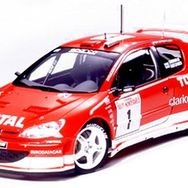 Tamiya 1/24 Peugeot 206 Wrc 2003 Plastik Araba Maket Kiti