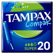 Tampax Compak 20x2 40 Adet Süper Tampon