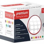 Tanex 10 mm 5000'li Beyaz Nokta Etiketi