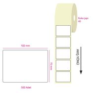 Tanex 100x70 mm 40 mm Çap 500'lü Eco Termal Etiket