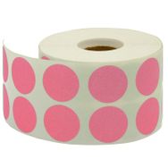 Tanex 20 mm 2500 Adet Pembe Nokta Etiket