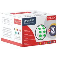 Tanex 20 mm Yeşil 1 Rulo 2500'lü Nokta Etiketi